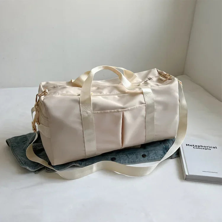 Training Yoga Sporttaschen Fitness Gym Taschen Nass Trocken Separate Gepäcktasche mit separatem Schuhfach Reisetasche Handtasche