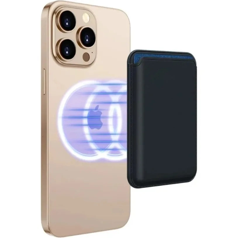 Ultrathin Leather Wallet Magnetic Card Holder For IPhone 17 16 15 Plus 14 13 12 Pro Max For Magsafe Phone Card Holder