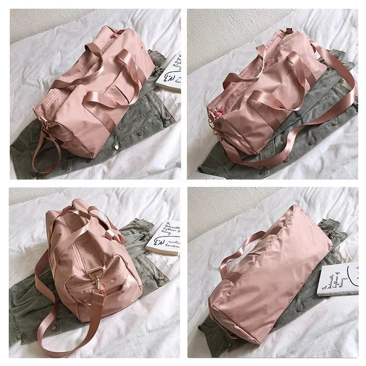 Training Yoga Sporttaschen Fitness Gym Taschen Nass Trocken Separate Gepäcktasche mit separatem Schuhfach Reisetasche Handtasche