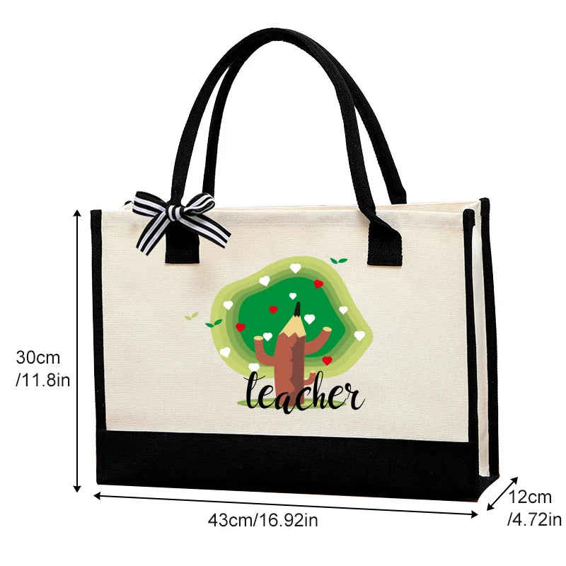 Daily portable unisex large handbag, large capacity personalized printing shoulder hand carry tote bag