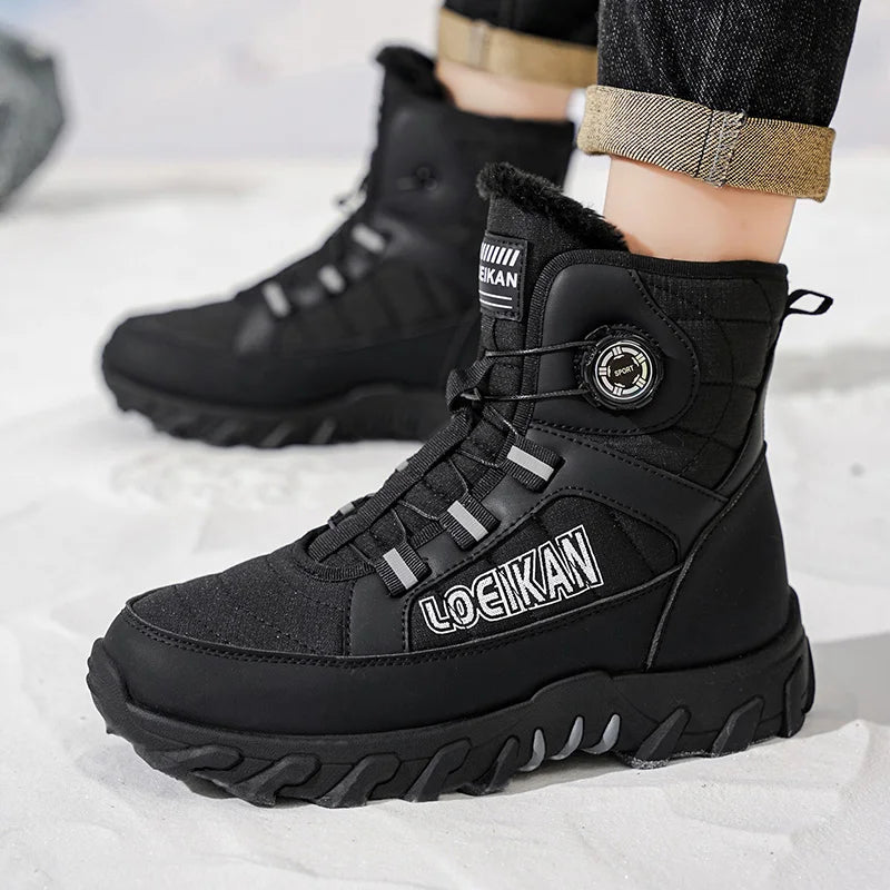 2025 new style men's casual fashion warm snow boots, low temperature resistant, autumn and winter style