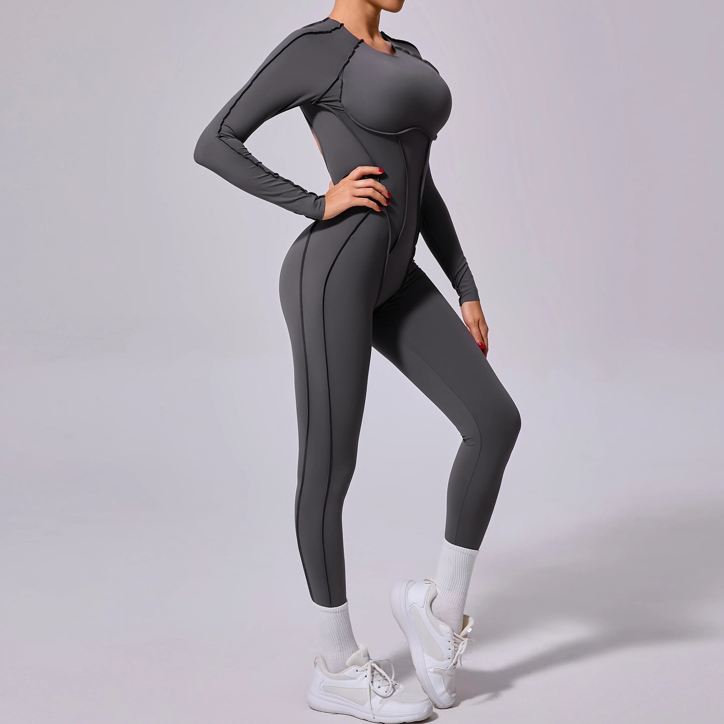Long Sports Jumpsuit Sleeveless Gym Set Women Yoga Clothes Rompers Workout One-piece Suit Female Outdoor Recreation Bodysuits
