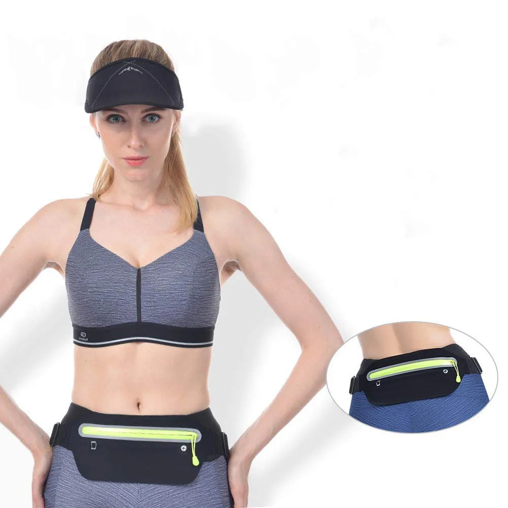 New slim fit sports waist bag with multifunctional running phone bag for men and women, waterproof outdoor leisure 6.5-inch fitn