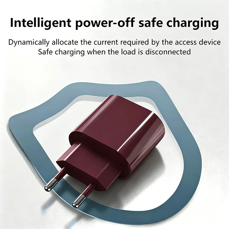 PD 20W Fast Charger Set USB-C Wall Charging Head Cable Fast Charging Adapter For iPhone 15 16 17 18 Series iPad Pro iPad Air
