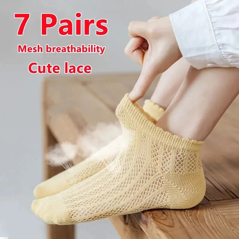 5 Pairs of New Spring and Fall Sports Students MEN'S Soft Anti-odor Sweat Sports Mid-calf Socks