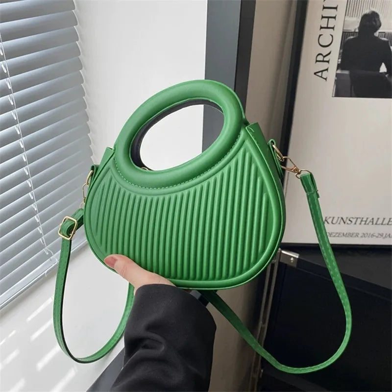 Stripe Design Crossbody Bags for Women Elegant Synthetic Leather Handbag, Purse, Luxury Look Shoulder Bag for Everyday Use