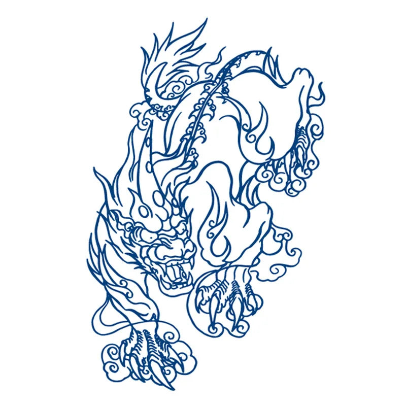 Juice Tattoo Sticker Upgrade Online Red Tattoo Sticker Lasts 7-15 Days Herbal Plant Temporary Tattoos Sticker Size:180 * 110mm