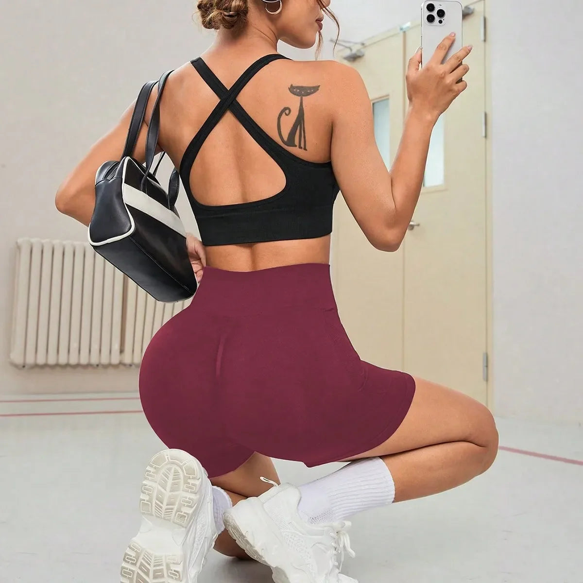 Women Shorts Fitness Sports Shorts for Women Fitness High Waist Push Up Gym Shorts Leggings Women Yoga Clothing