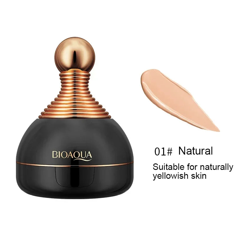 Mushroom Head Air Cushion BB Cream with Sponge Puf Brightening Moisturizing Foundation Concealer Whitening Base Makeup Cosmetics