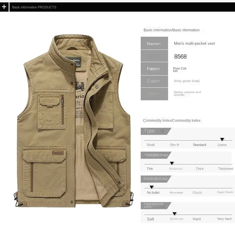 Taktische Jacken Weste Herren Jacken Jersey Westen Denim Ärmellose Jacke Sommer Arbeitskleidung Mesh Mann Übergröße Oberbekleidung Bestickt