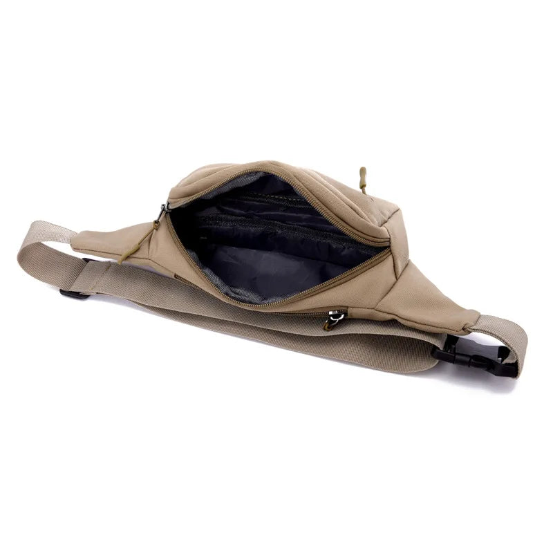 Men Waist Bag Pack Purse Casual Large Phone Belt Bag Pouch Women's Canvas Travel Phone Bag Fanny Banana Bag Hip 3 Pockets