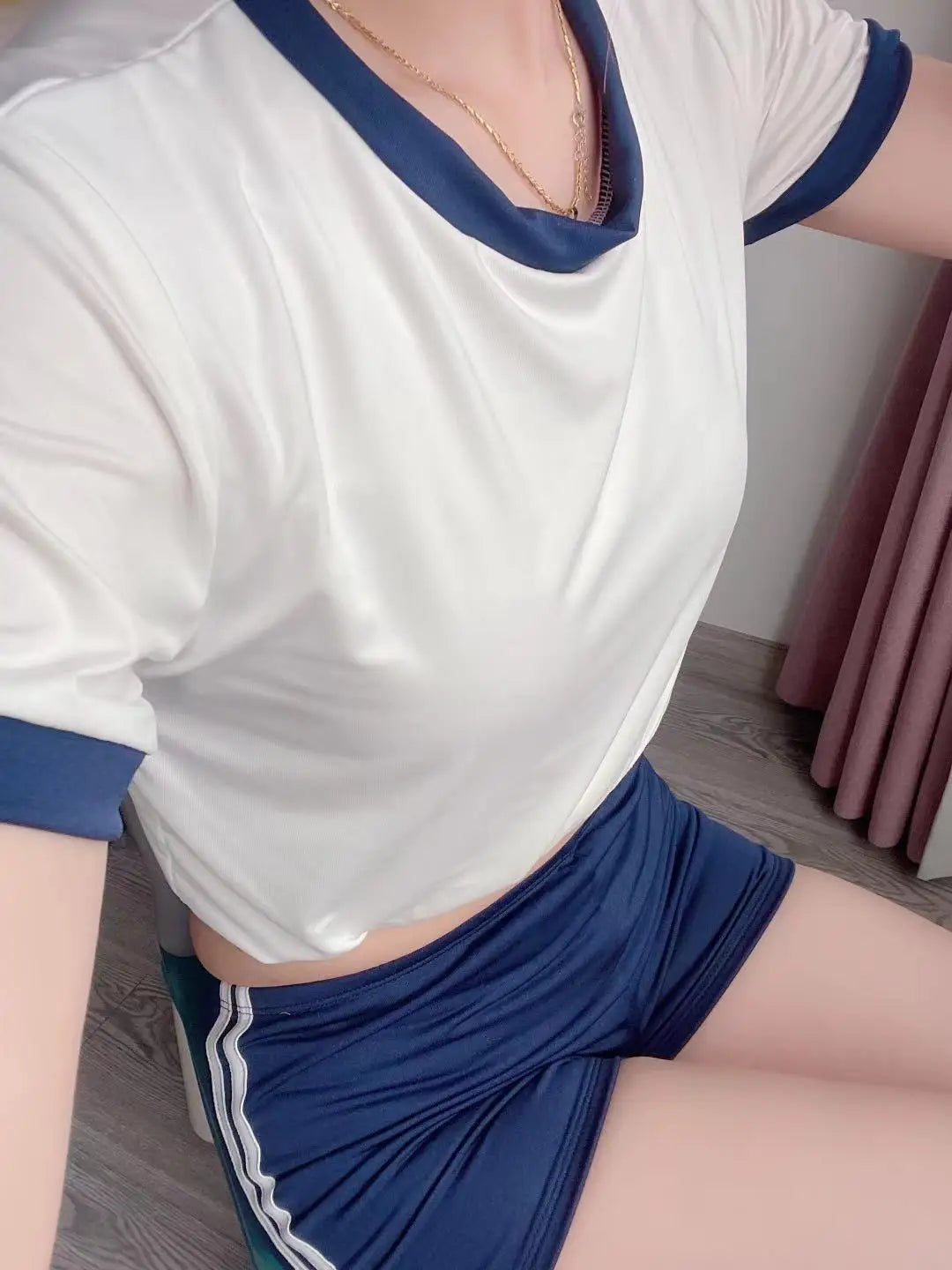 2026 New Student Gymnastics Clothing Sportswear Casual Home Sports Suit Shorts Women's Fitness Suit Morning Running Clothing Hot