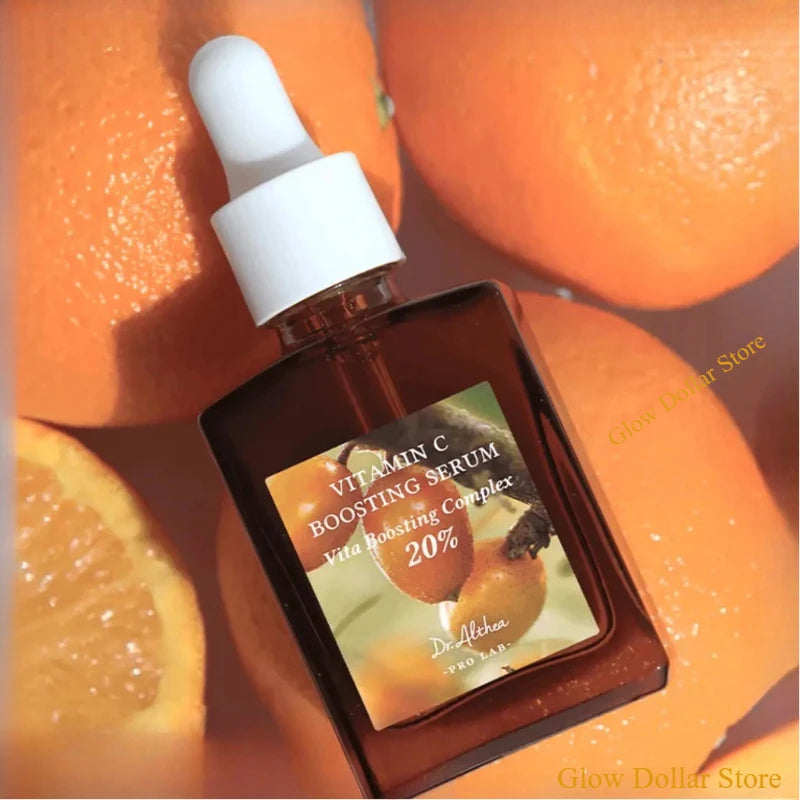 Facial Essence Vitamin Boosting Serum,Soothing Deep Hydration, Brightening Gentle Vitamin C Serum 30ml Korean Skin Care Products