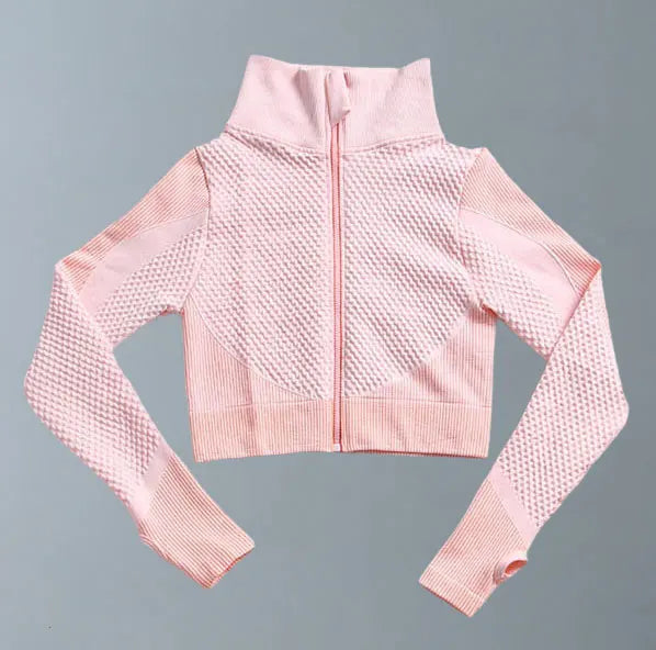 Yoga Suits Women Fitness Wear Gym Set Sports Outfits Training Exercise Workout Pants Long Sleeve Crop Top Bra Womens Tracksuits