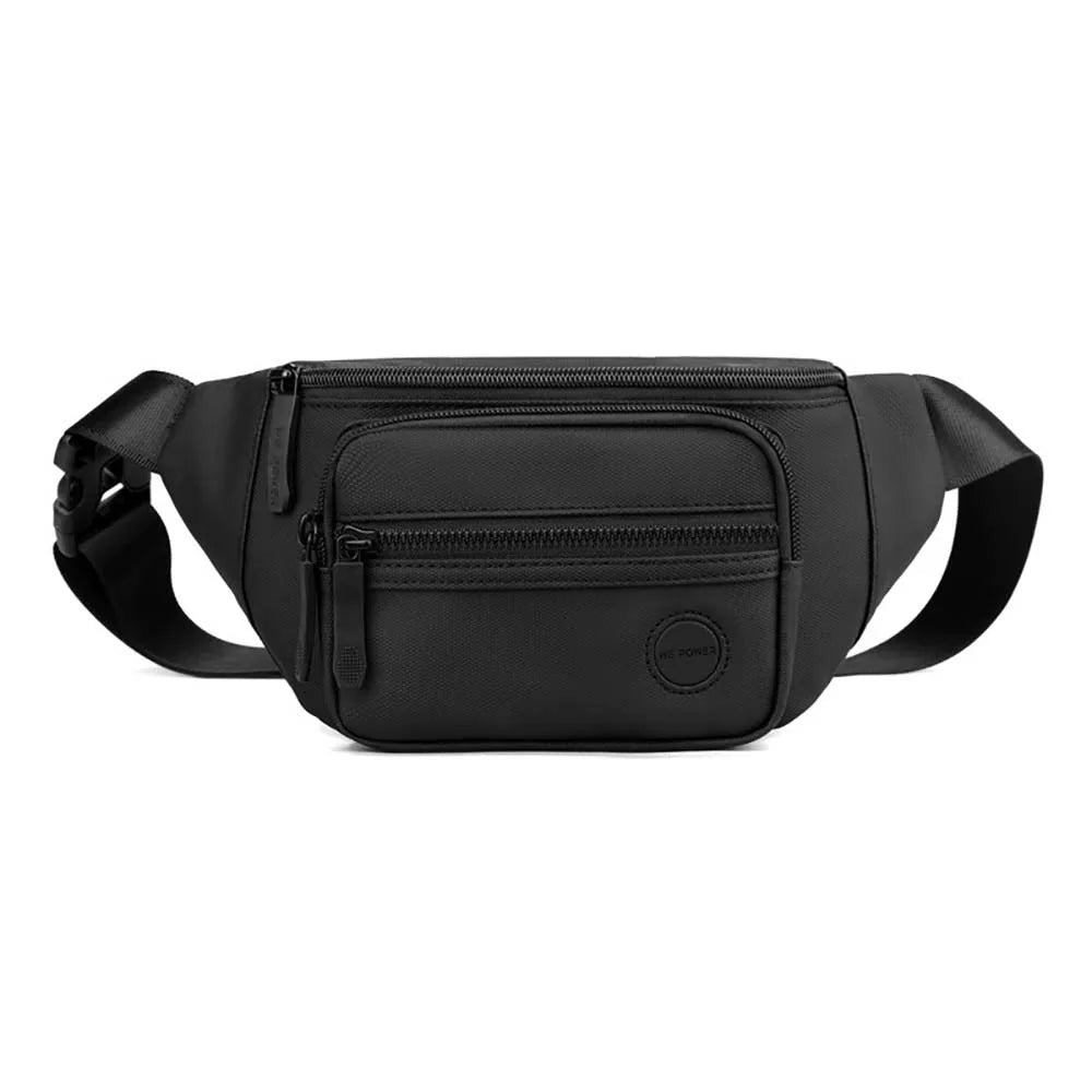 Men Waist Belt Bag Fanny Pack Multi-pocket Motorcycle Rider Outdoor Sports Climb Casual Nylon Male Sling Chest Bum Hip Bags