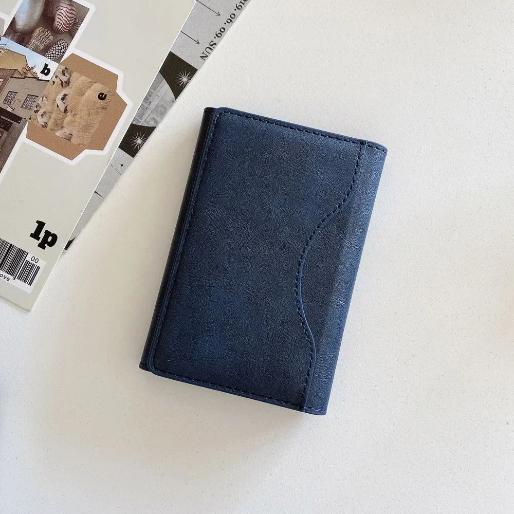 Strong Magnetic Folding Wallet Card Holder Leather Case for IPhone 17 16 Pro Max for MagSafe Stand Cover for Samsung