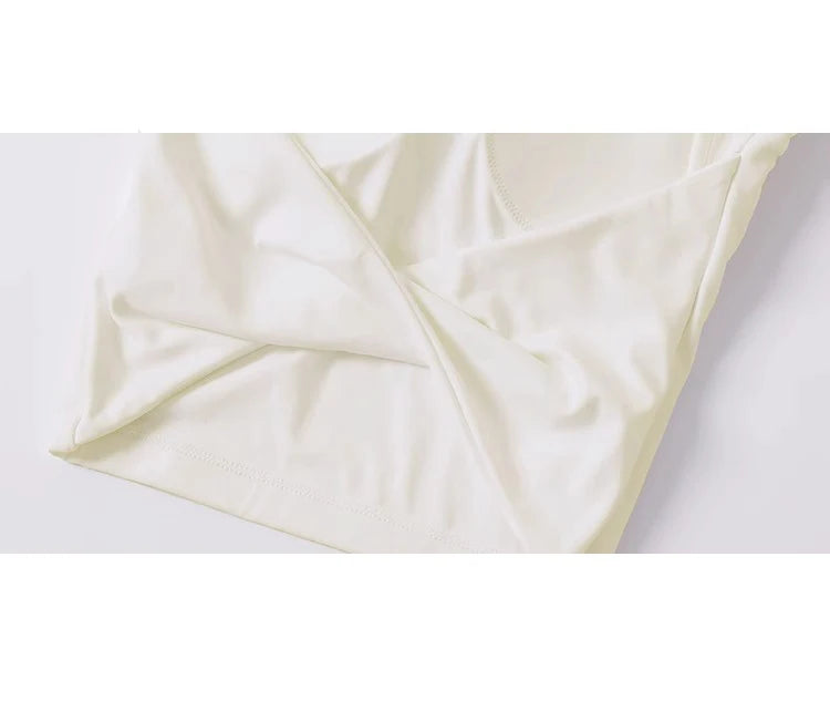 Women's Backless Fitness Clothes with Fixed Chest Pad Beautiful Top Short Sleeve Dance Sport  T-Shirt Yoga Wear