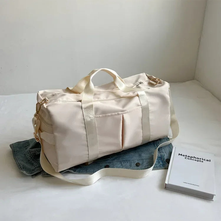 Training Yoga Sporttaschen Fitness Gym Taschen Nass Trocken Separate Gepäcktasche mit separatem Schuhfach Reisetasche Handtasche