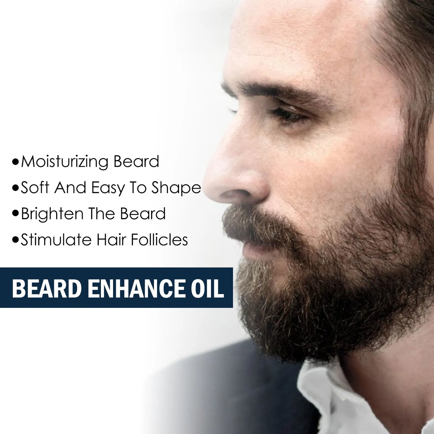 Beard Care Oil Strengthening Moisturizing Softening Nourishing Shiny Nourishing Thickening Oil for Men's Grooming & Beard Care