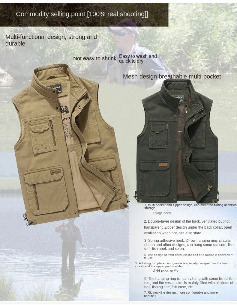 Taktische Jacken Weste Herren Jacken Jersey Westen Denim Ärmellose Jacke Sommer Arbeitskleidung Mesh Mann Übergröße Oberbekleidung Bestickt