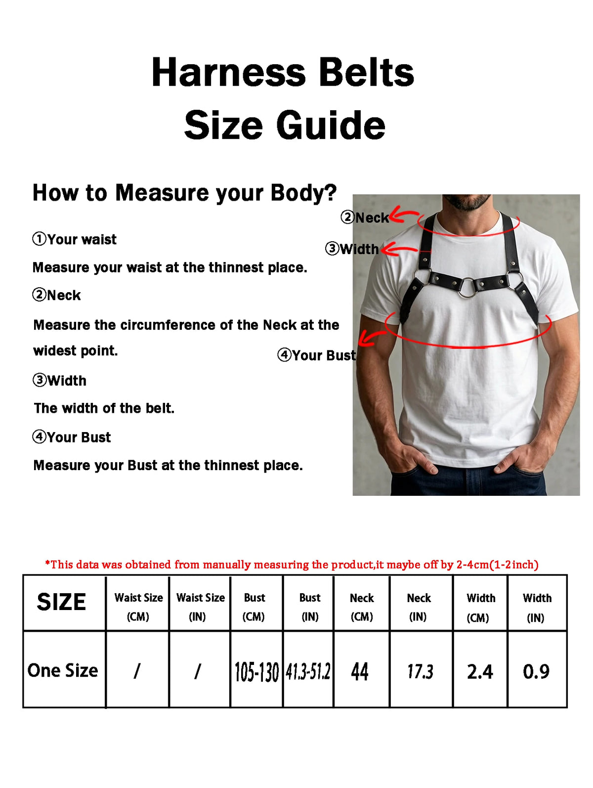 Street Fashion Men's PU Leather Harness Belt Y2K Style Gothic Belt Punk Rock Exotic Clothing Decoration Accessories Belt