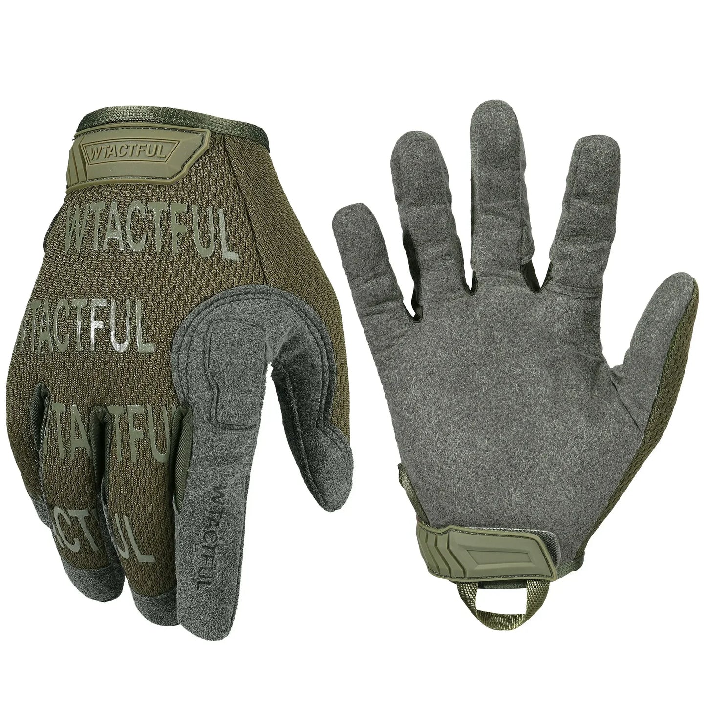 Outdoor Tactical Camouflage Mittens Paintball Combat Non-Slip Cycling Fishing Hunting Breathable Full Finger Gloves Men Women