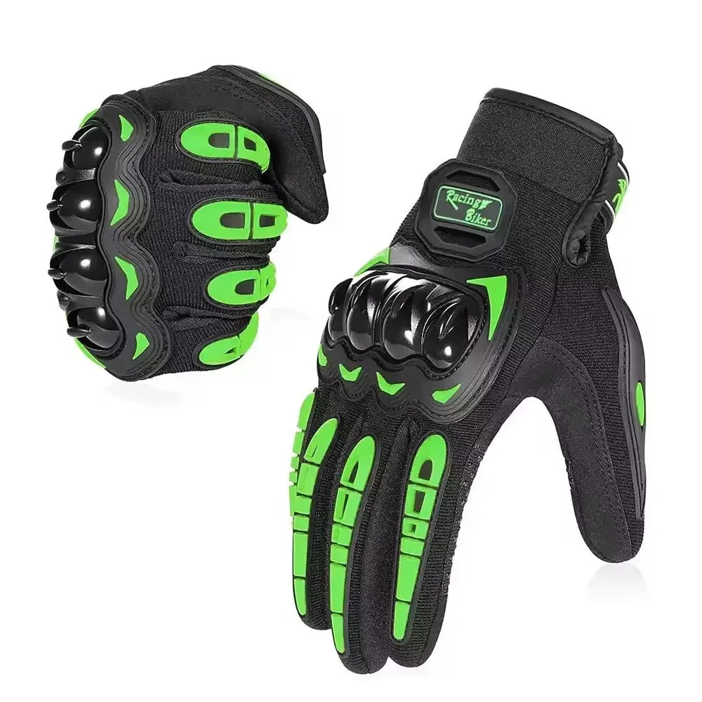 Summer Motorcycle Riding Gloves Breathable Hard Knuckle Touchscreen Compatible Tactical Dirt Bike Moto Gloves