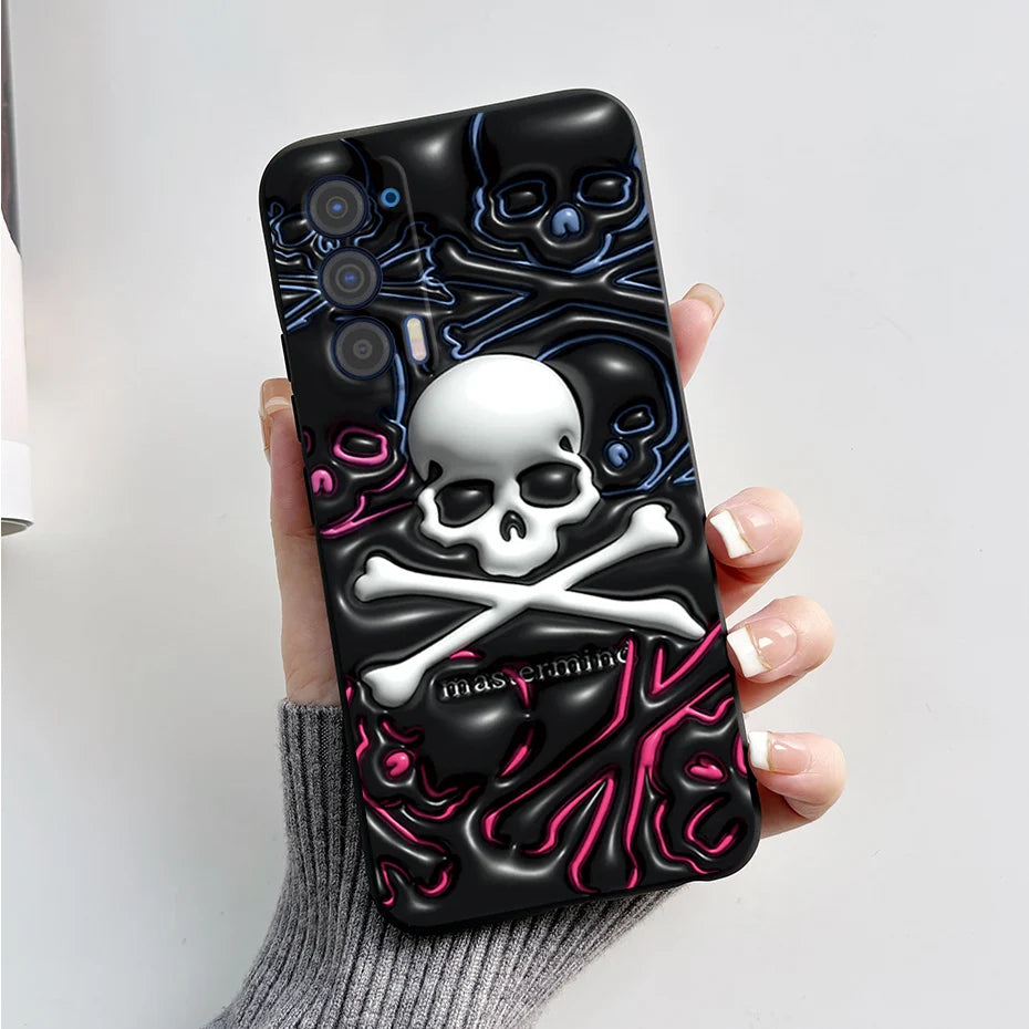 Silicon Case For Motorola Edge (2021) / Edge 5G UW (2021) Fashion Marble Pattern Soft TPU Phone Cases For Edge 2021 XT2141 Funda