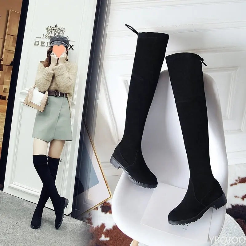 Women Shoes  Winter Shoes Women Boots Fashion Waterproof Snow Boots for Women Over The Knee Thigh High Boots Botas De Mujer