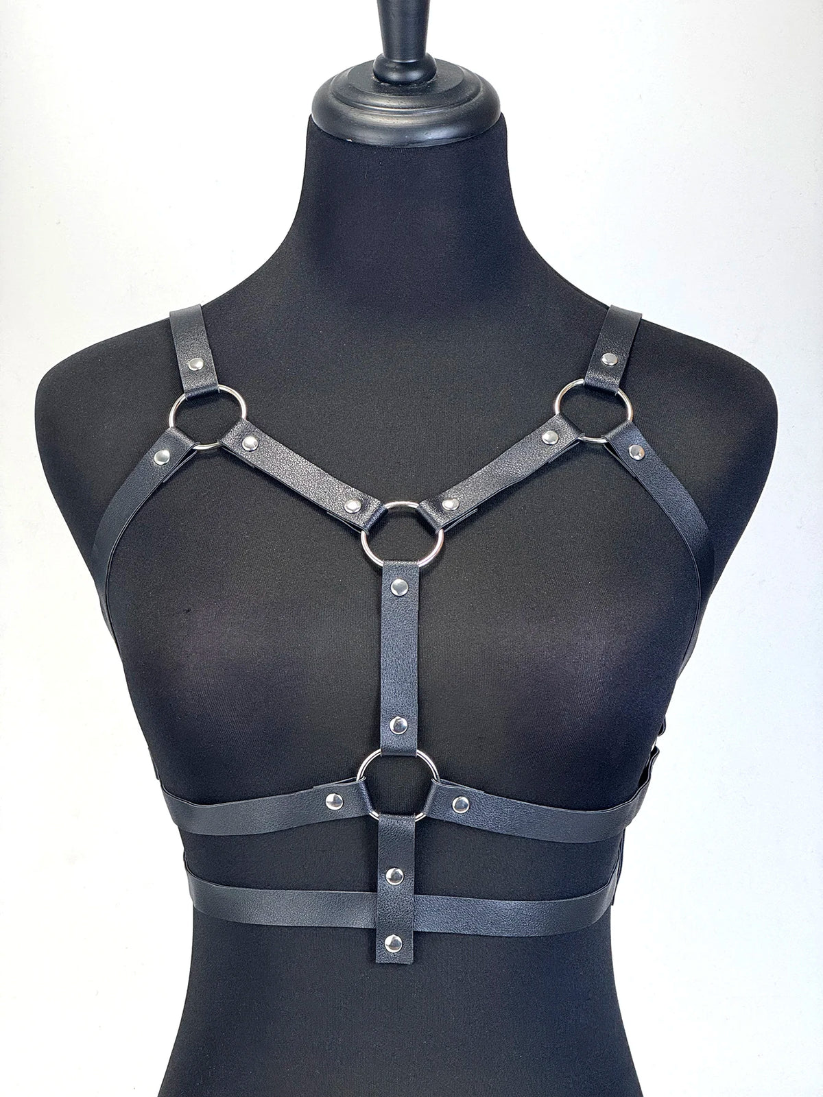 Women Fashion Trend Punk PU Leather Harness Female Street Style Suspenders Body Harness Decorative Waistband Corset Accessories