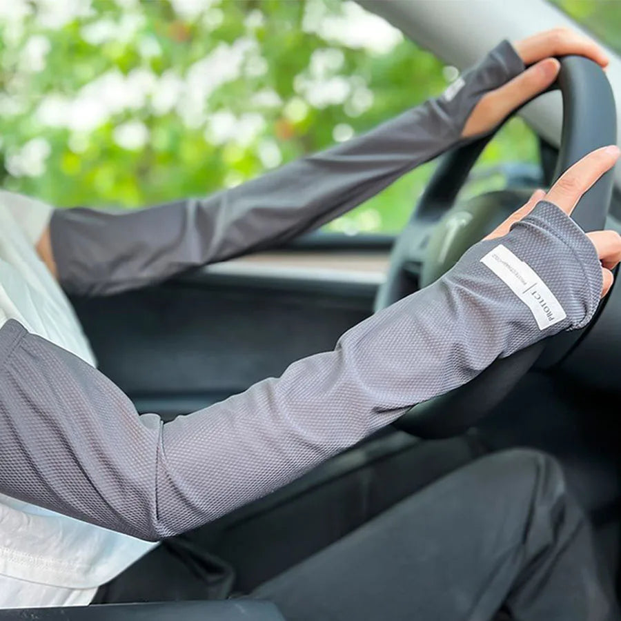 2025 Hot Cycling UV Arm Cover Sleeve Shawl Driving Cycling Cropped Cape Sports Gloves Outdoor Activities Running Fishing Sleeves