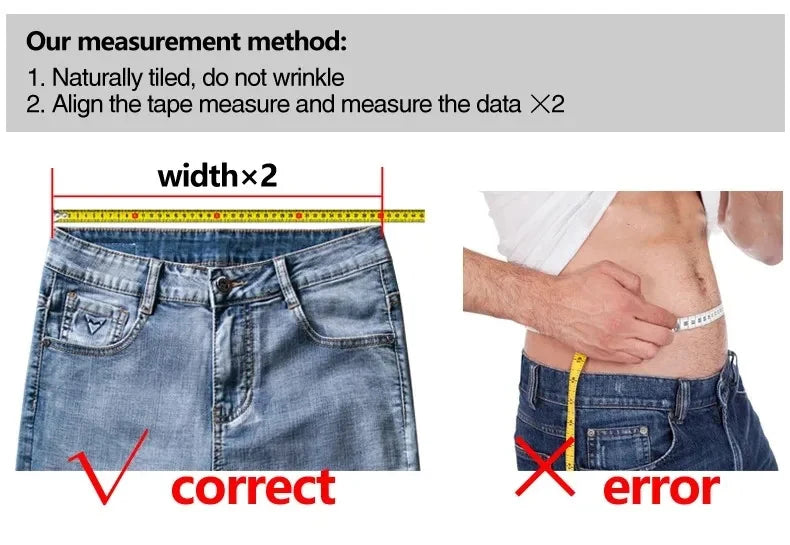 Motorcycle Trendy Straight Men's Jeans Elastic Washed Fashion Streetwear Denim Pants Embroidery Hip-Hop Trousers (Without Belt)