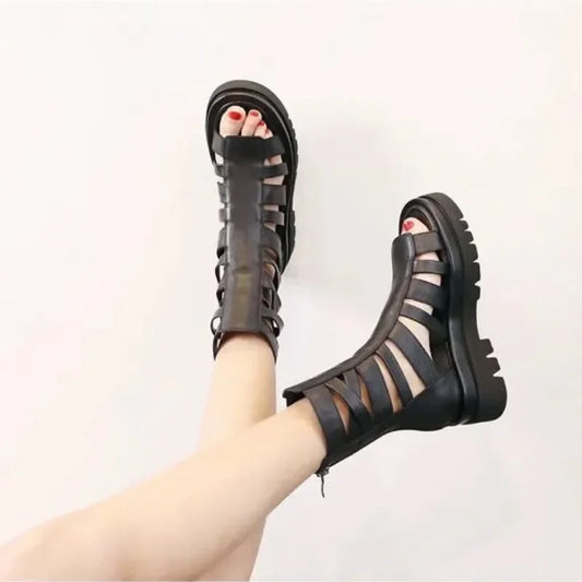 Ladies Shoes Daily Women's Sandals Zip With Medium Heels 2025 Trending Casual Asian Size Cheap Liquidation Luxury Designer Or