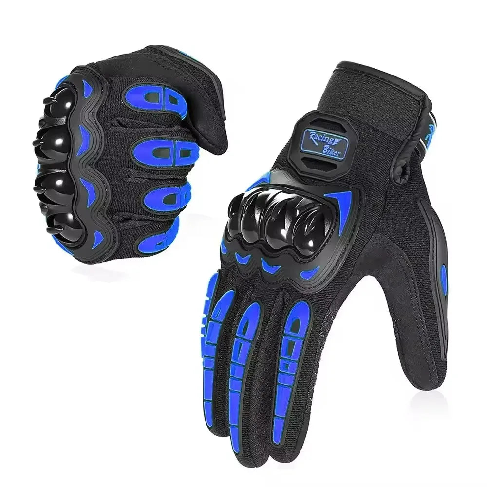 Summer Motorcycle Riding Gloves Breathable Hard Knuckle Touchscreen Compatible Tactical Dirt Bike Moto Gloves