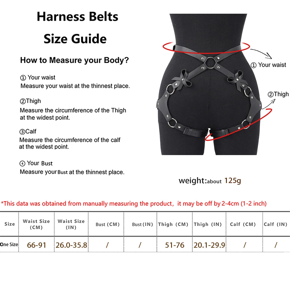 Women Fashion Belt Female Street Style  Leg Harness Belt Thigh Garter Gothic Casual Wild Decoration Belts Clothing Accessories