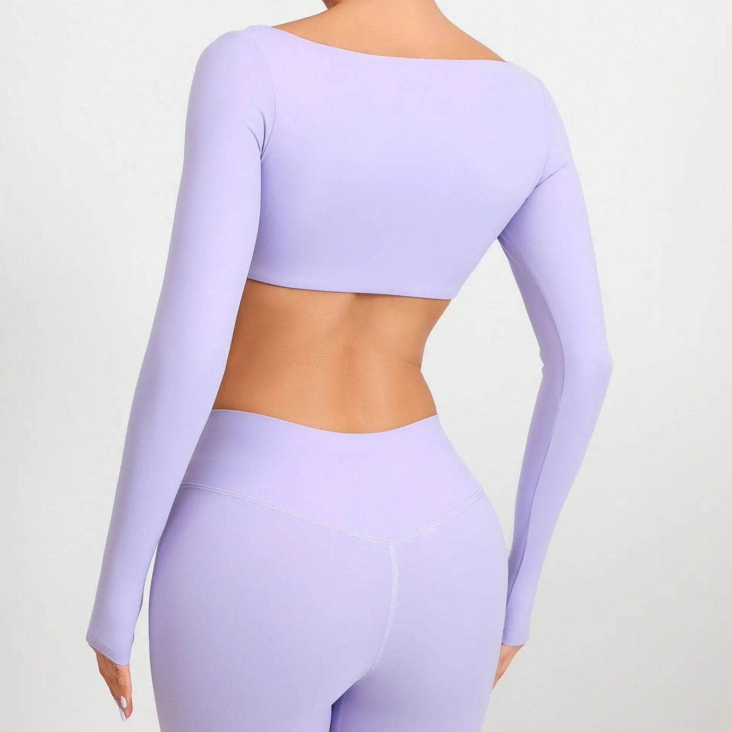 Sexy Fitness Long Sleeve Yoga Clothes Backless Gym Top Women Breathable Sports Crop Yop Shirts Quick Dry Sportswear Women Top