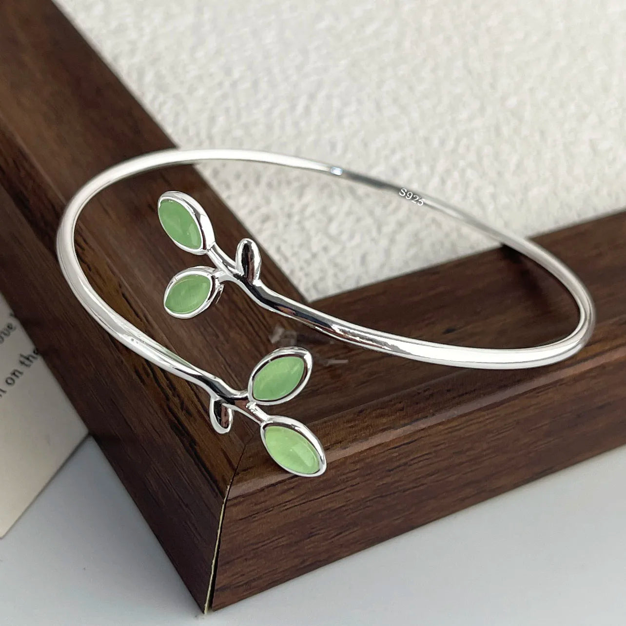 100% Solid 925 Sterling Silver Metal Bracelet for Women FLower Handmade Simple Wide Heart Chain Bracelet Birthday Gift Party