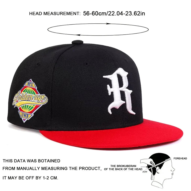 Unisex Letter Embroidery Side Planet Hip-hop Hats Spring And Autumn Outdoor Adjustable Sports Casual Baseball Caps Sunscreen Hat