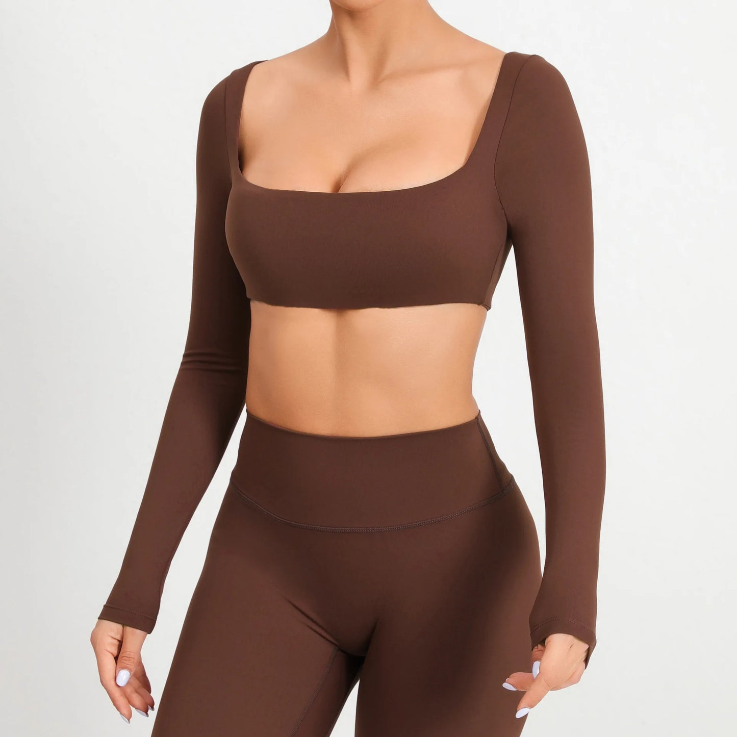 Sexy Fitness Long Sleeve Yoga Clothes Backless Gym Top Women Breathable Sports Crop Yop Shirts Quick Dry Sportswear Women Top