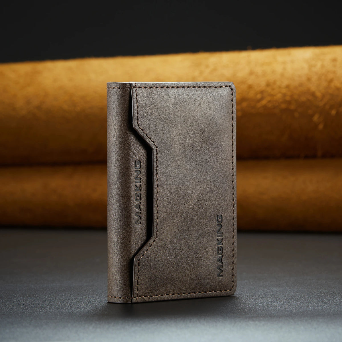 For IPhone 12 13 14 15 16 17 18 Pro Max For Magsafe Leather Wallet Magnetic Cellphone Card Holder Bank Card Strong Magnet Case