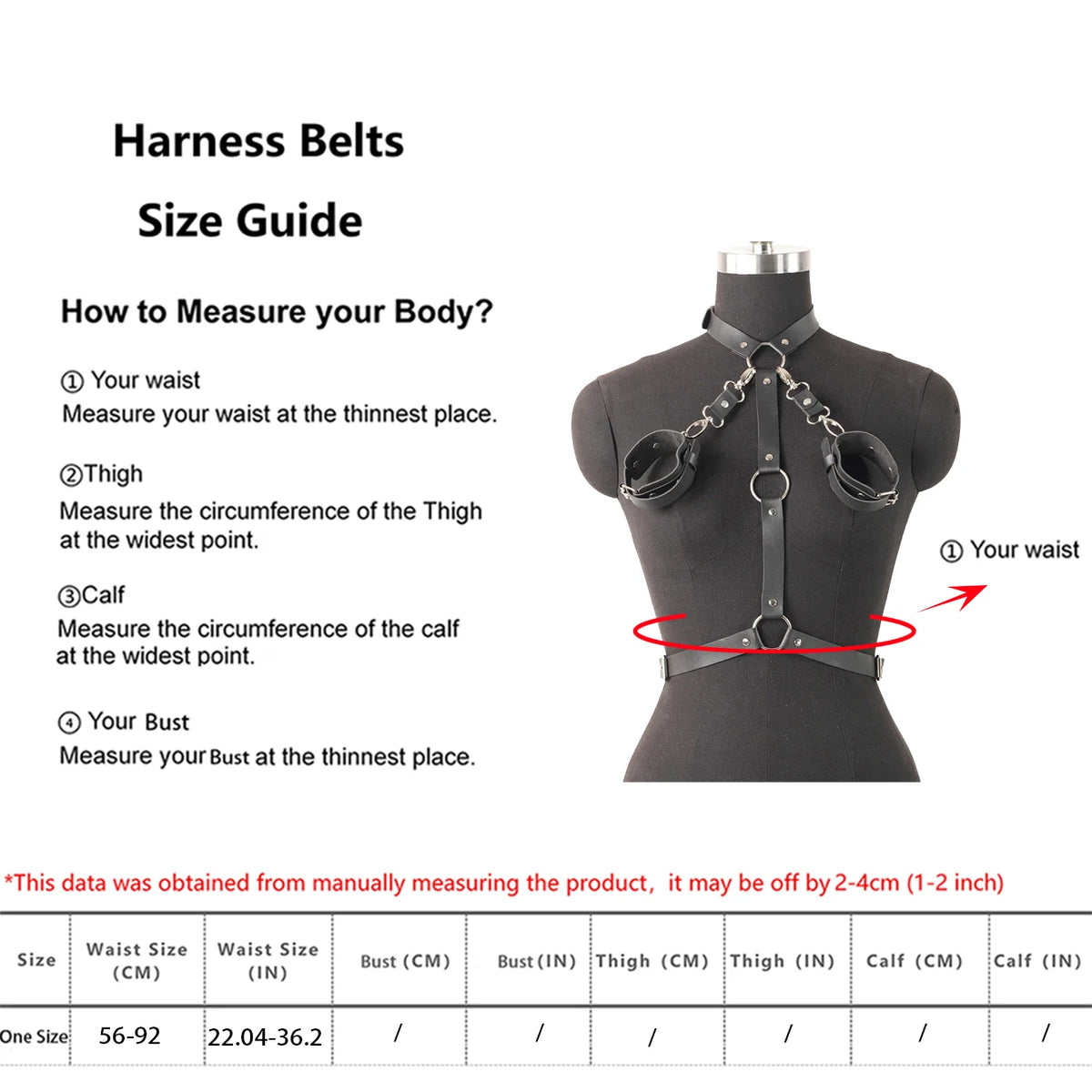 Women Sexy Harness Belt Leather Lingerie Harness Corset Bdsm Bondage Lingerie Gothic Fetish Clothing Festival Rave Outfit