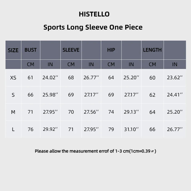 HISTELLO Impact Long Sleeve One Piece Jumpsuit Women Backless Slim Fit Elastic Tummy Control Yoga Gym Sports Workout Bodysuit