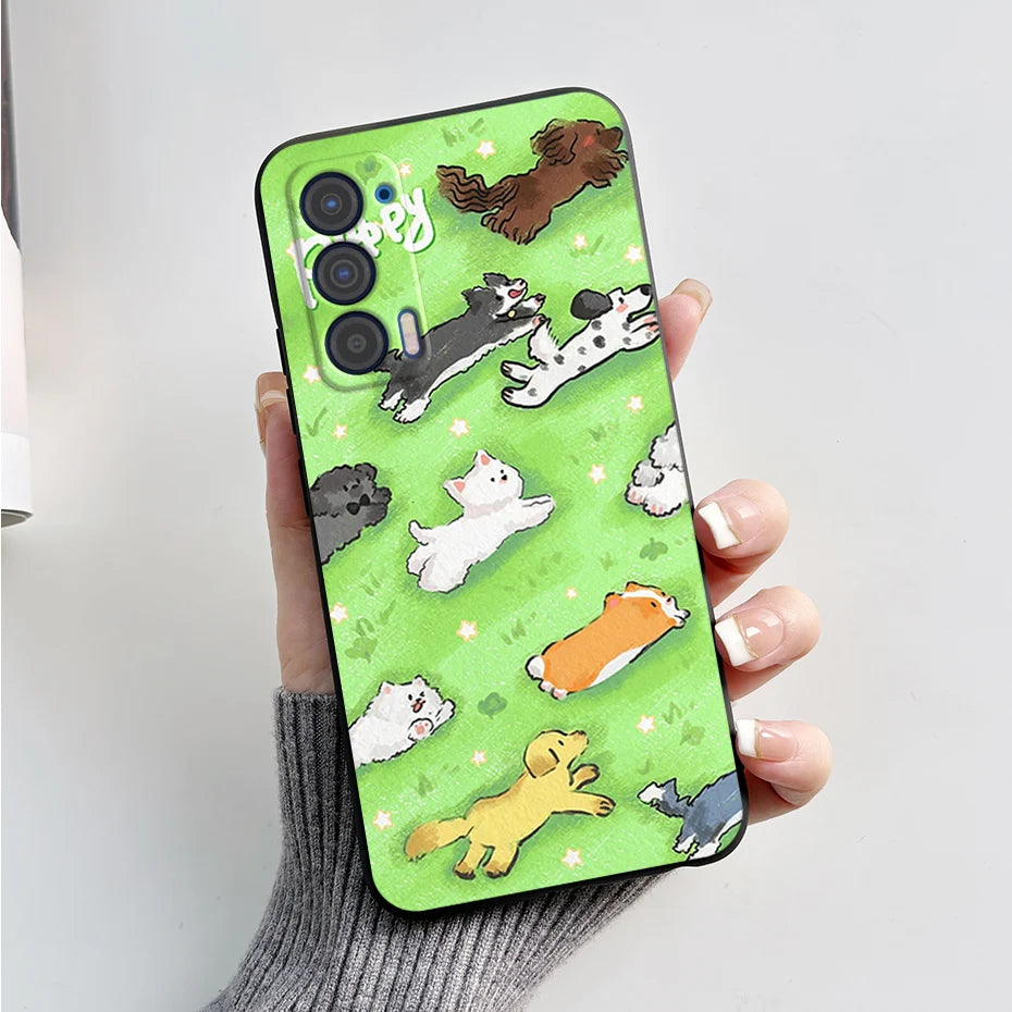 Silicon Case For Motorola Edge (2021) / Edge 5G UW (2021) Fashion Marble Pattern Soft TPU Phone Cases For Edge 2021 XT2141 Funda