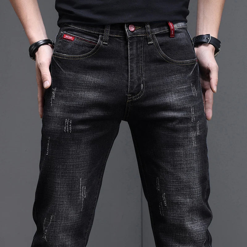 2026 Men's Slim Casual Street Classic Skinny Jeans Pencil Jeans Trendyy Stretch Style Comfortable Casual Fashion Versatile