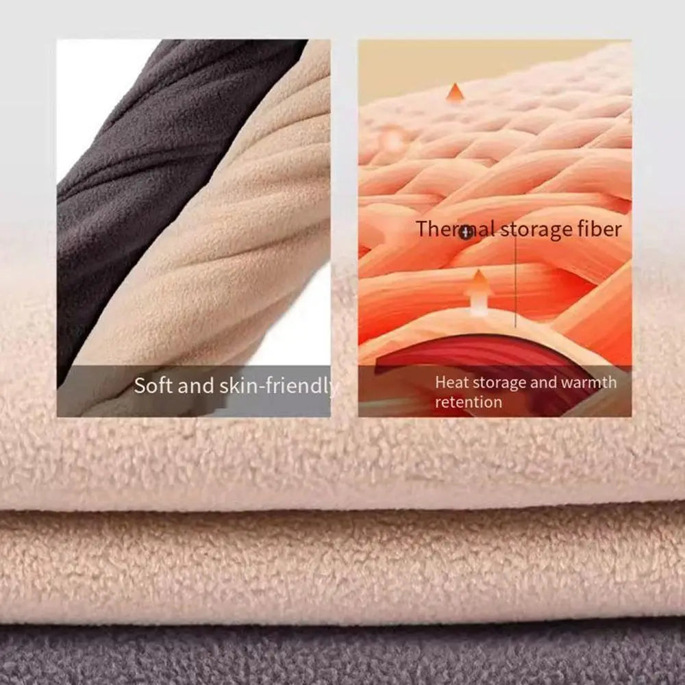 Lässige Plüschmützen Kappe Halswärmer Winddichte Mütze Schal Set Verdickt Halten Sie warm Mit Kapuze Gesichtsmaske Outdoor