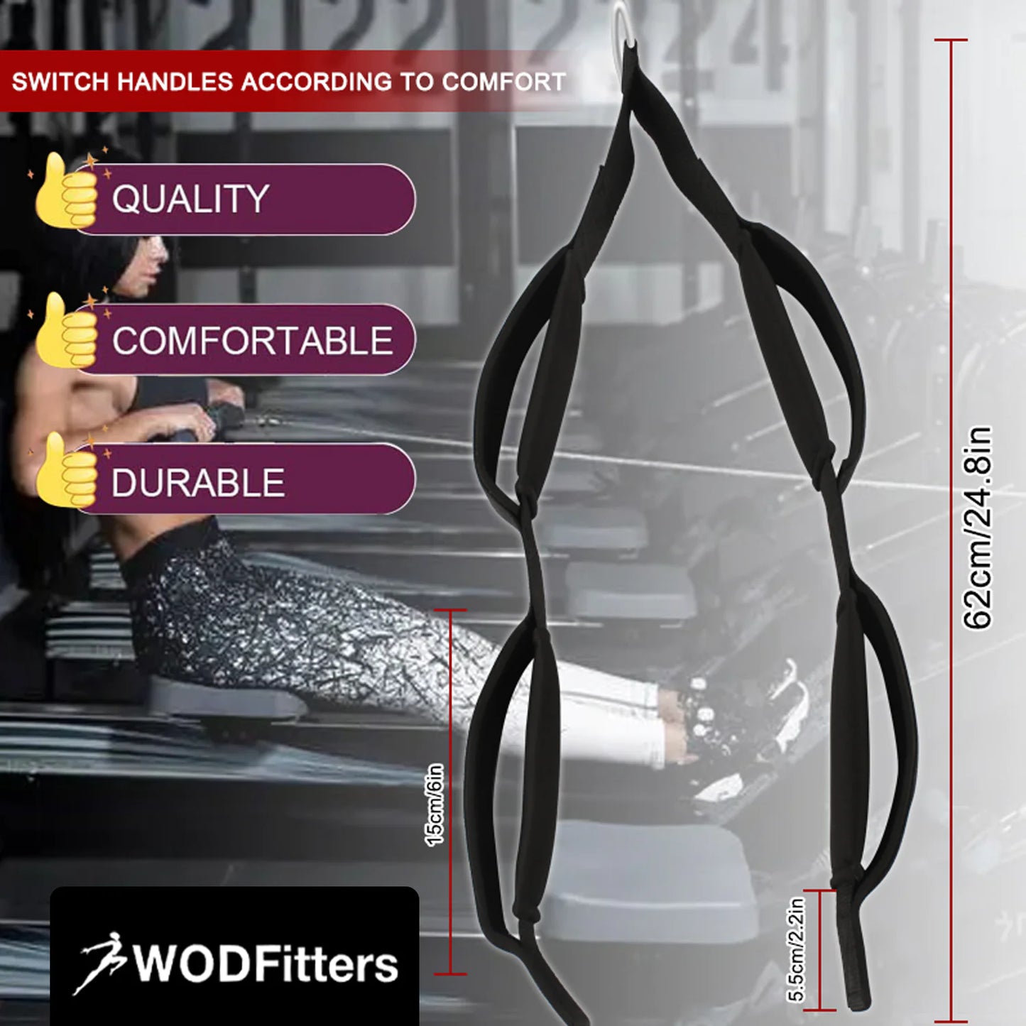 Trizepsseil als Home-Fitnessstudio-Zubehör