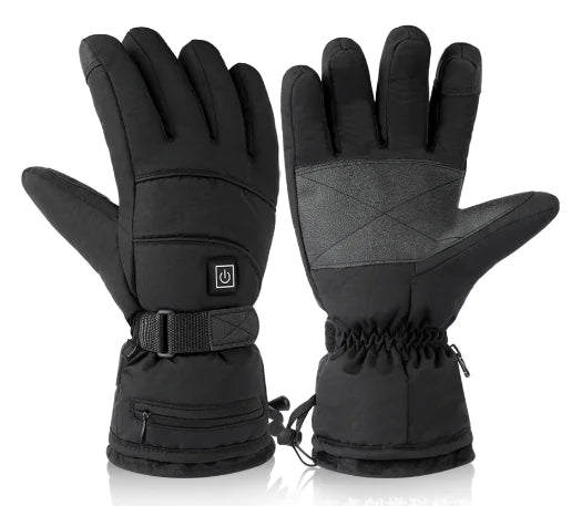 Beheizte wasserdichte Motorradhandschuhe – Batteriebetrieben, Touchscreen, Winter-Ski- und Rennhandschuhe
