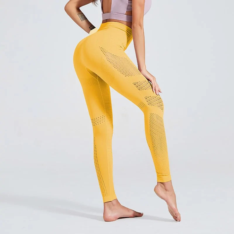 Kaminsky Sexy nahtlose Gym-Leggings mit hoher Taille