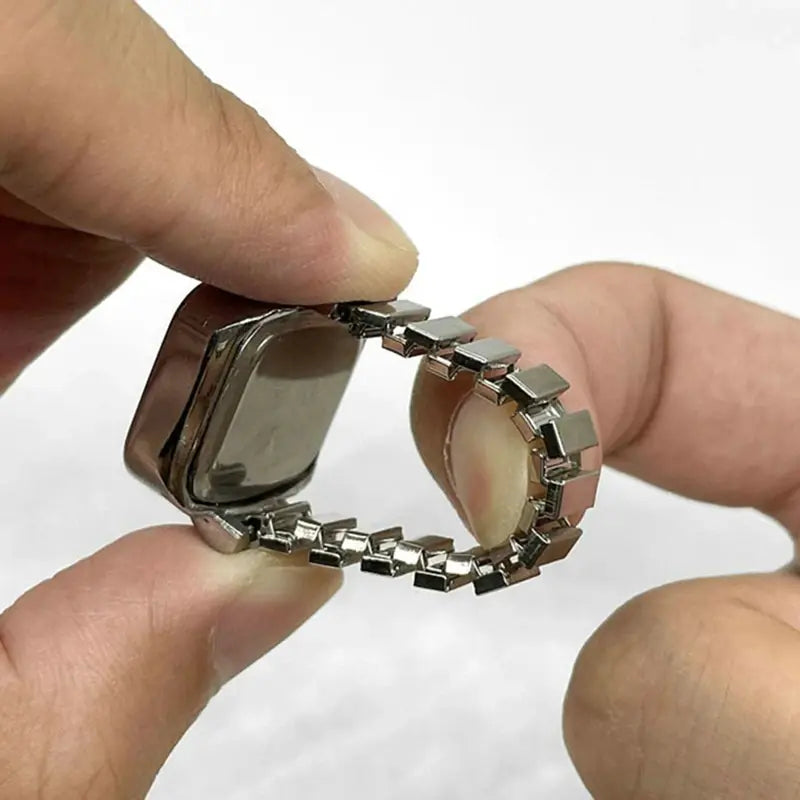 Vintage Y2k Fingeruhr Ringe