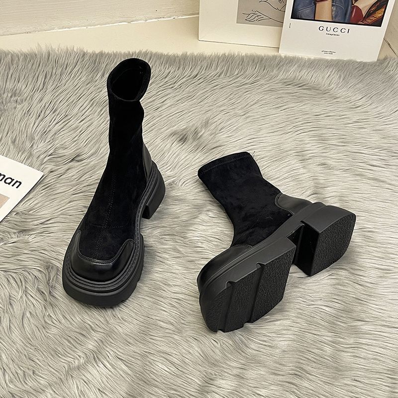 Martin Boots Damen All-Match-Stiefel mit dicker Sohle